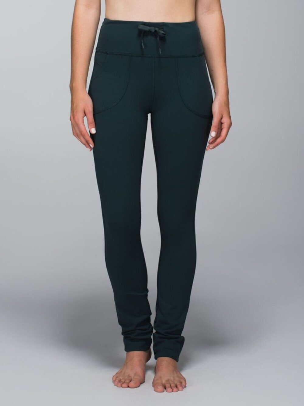 Lululemon Skinny Will Pants in Fuel Green Long